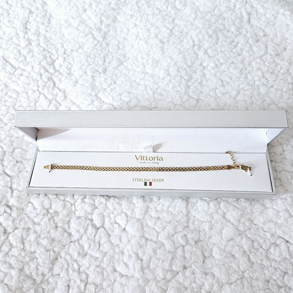 WOMEN'S BRACELET STERLING SILVER 925 ITALY - Picture 3 of 9